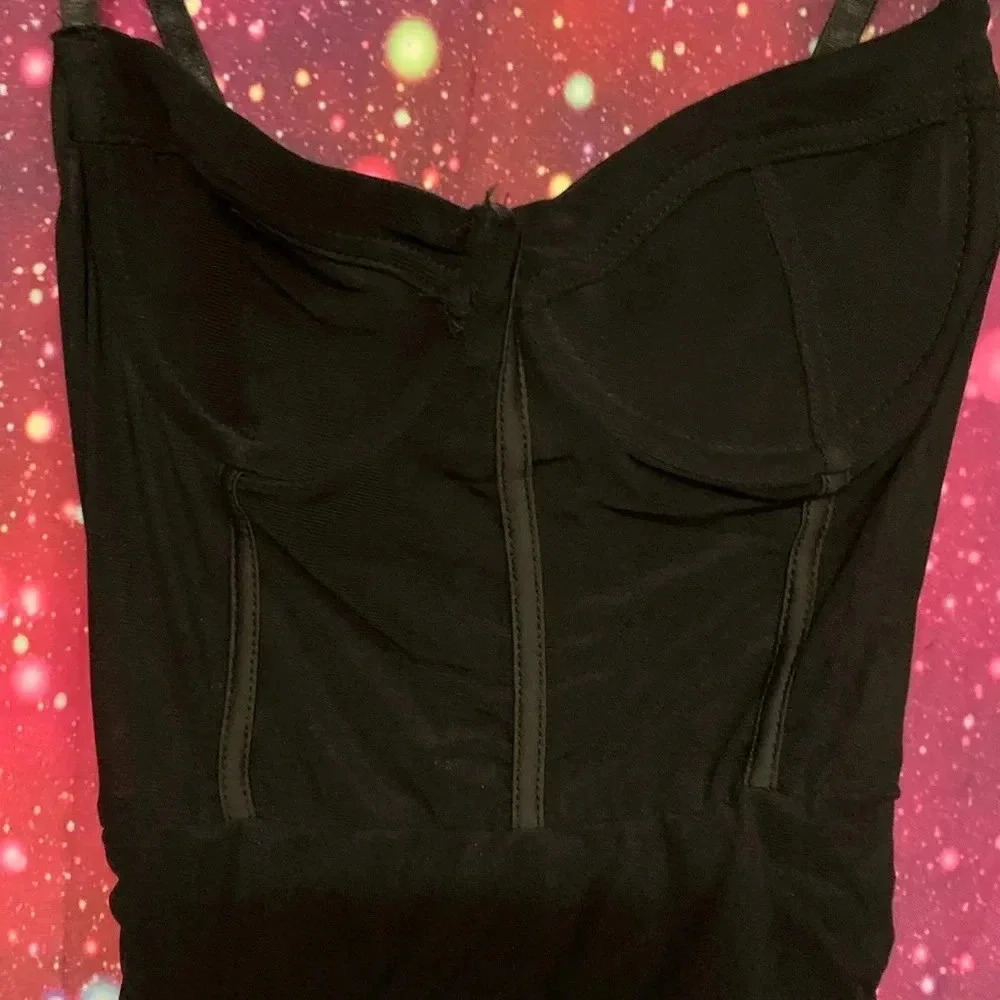 Sexy black corset dress - Picture 4 of 5
